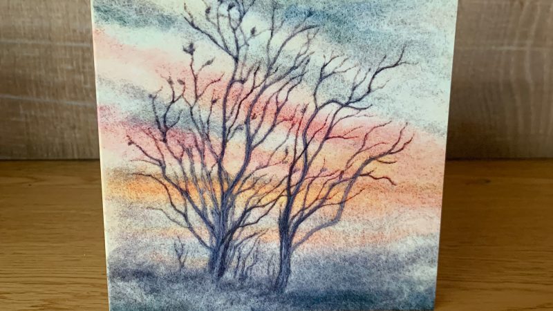 Monks Lode, Sunset Greeting Card